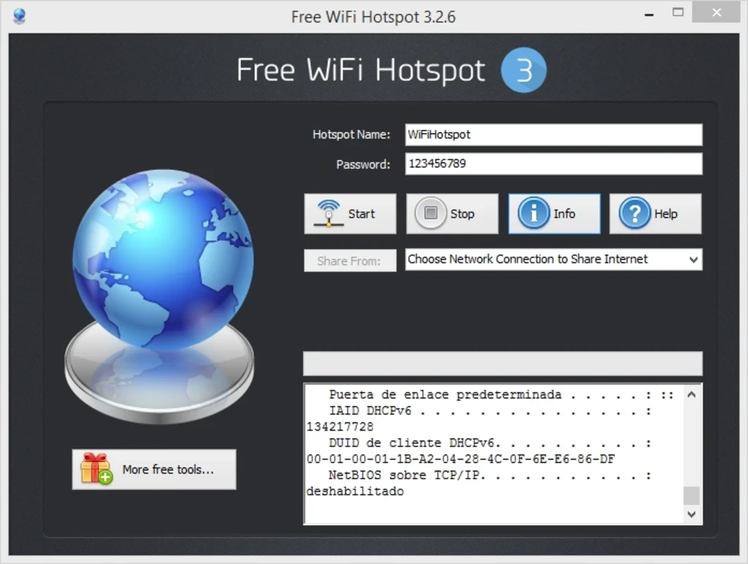 Free WiFi Hotspot — captura de tela 1